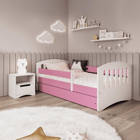 Lit pour enfant Classic - rose