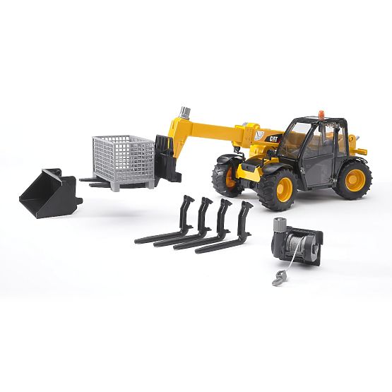Accessoires Bruder - fourche, treuil et palette