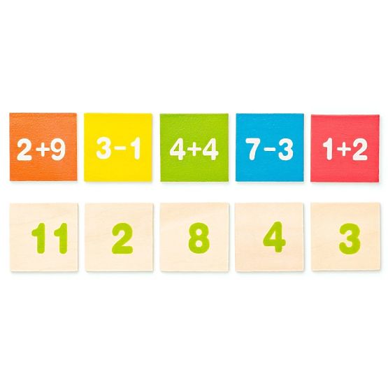 Addition et soustraction sur des plaquettes