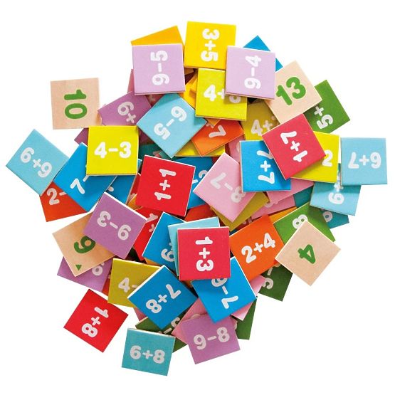 Addition et soustraction sur des plaquettes
