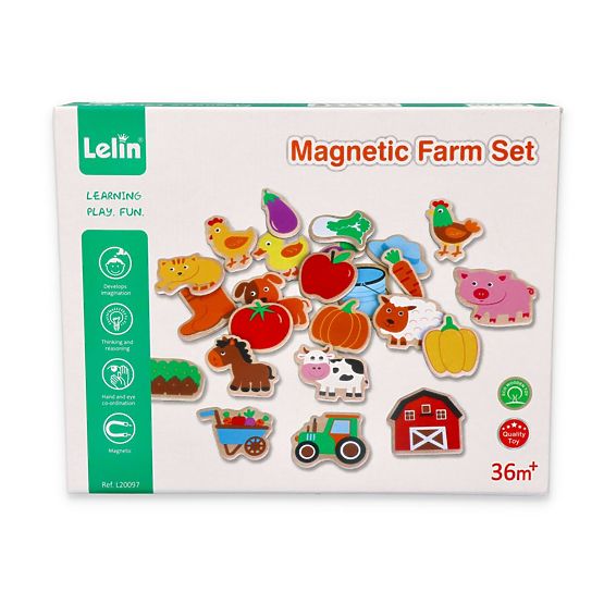 Aimants ferme 24 pcs.