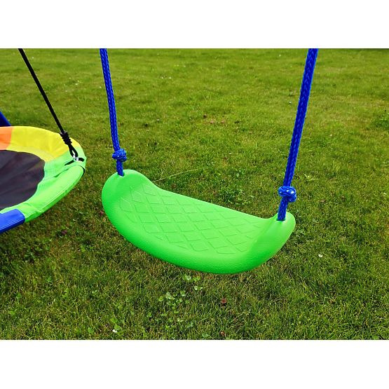 Aire de jeux AMICO 2 balançoires panier de jeu