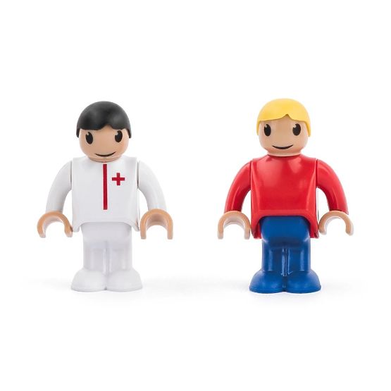 Ambulance avec remorque et figurines