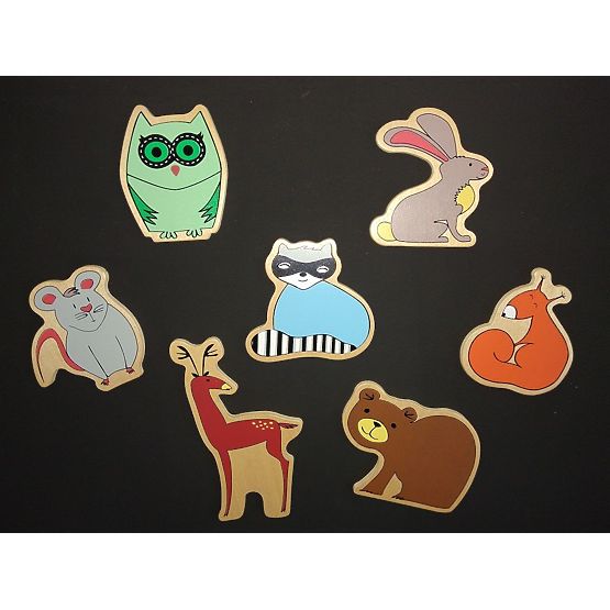 Animaux de la forêt aimants