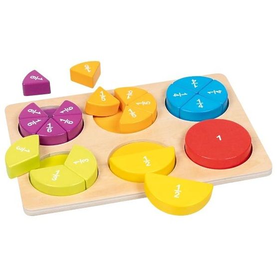 Apprentissage des fractions Goki Puzzle pour apprendre à compter
