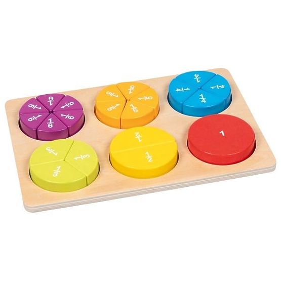 Apprentissage des fractions Goki Puzzle pour apprendre à compter