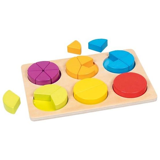 Apprentissage des fractions Goki Puzzle pour apprendre à compter