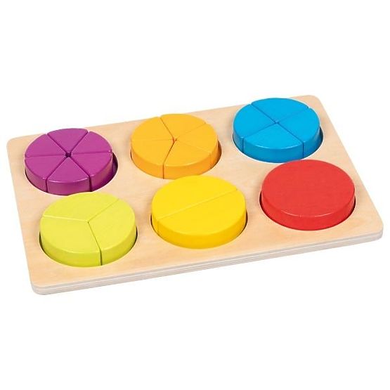 Apprentissage des fractions Goki Puzzle pour apprendre à compter