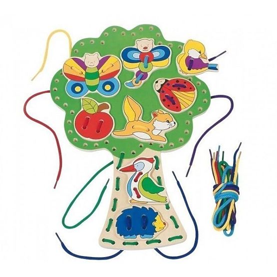 Arbre jouet fileté