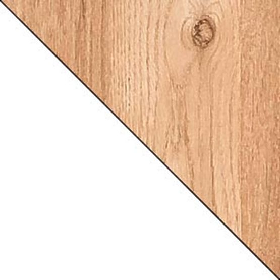 Armoire combinée L6 - blanc / chêne nash