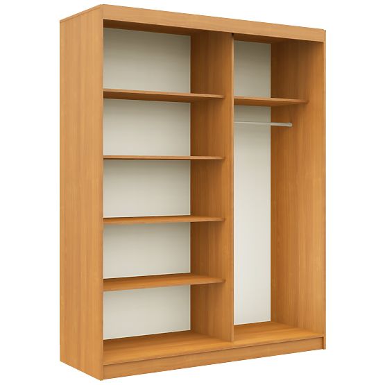 ARMOIRE COULISSANTE 150cm CLP AULNE