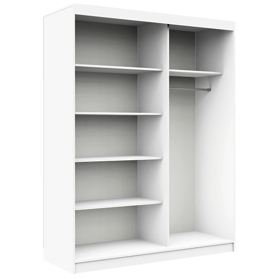 ARMOIRE COULISSANTE 150cm CLP BLANCHE