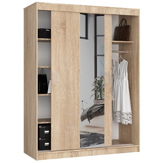 ARMOIRE COULISSANTE 150cm CLP SONOMA