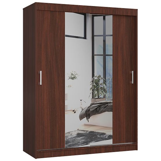 ARMOIRE COULISSANTE 150cm CLP WENGE