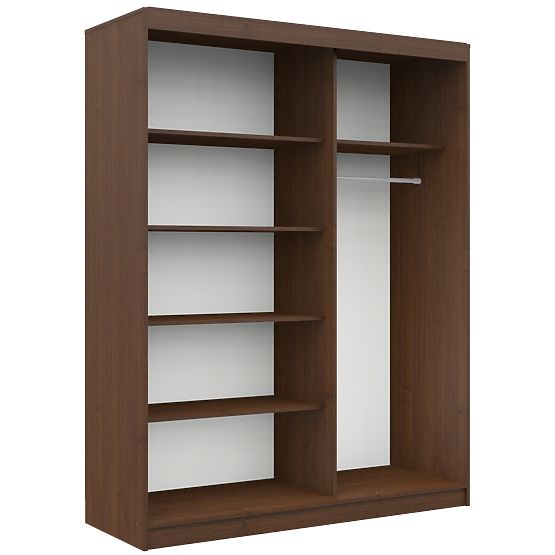 ARMOIRE COULISSANTE 150cm CLP WENGE / SONOMA