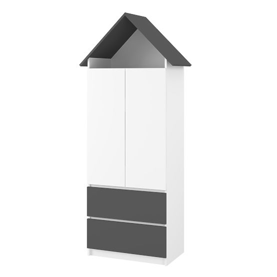 Armoire Cabane Sofie - grise