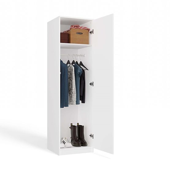 Armoire Malwa SD-50 avec Miroir BLANCHE