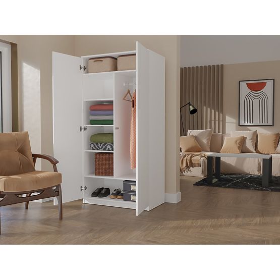 Armoire Malwa SD-90 BLANCHE