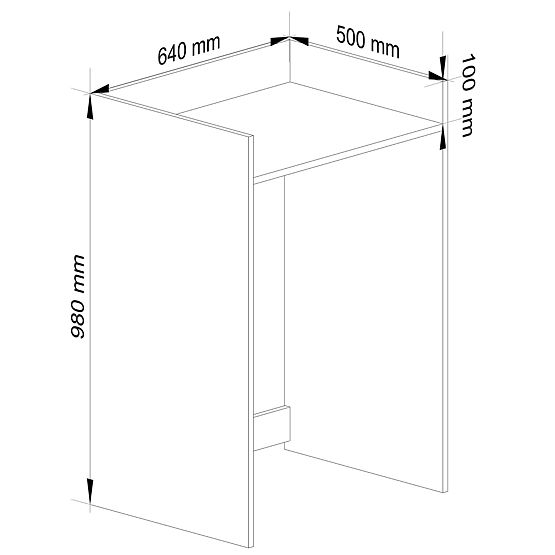 ARMOIRE POUR MACHINE À LAVER FIN CHÊNE SONOMA / BLANC
