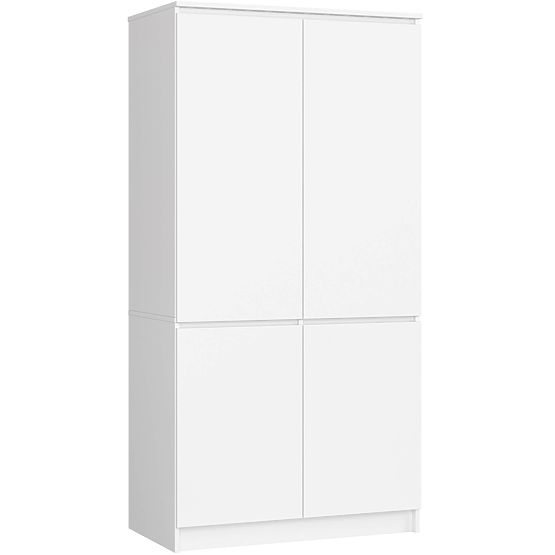 ARMOIRE S90 4D CLP BLANCHE