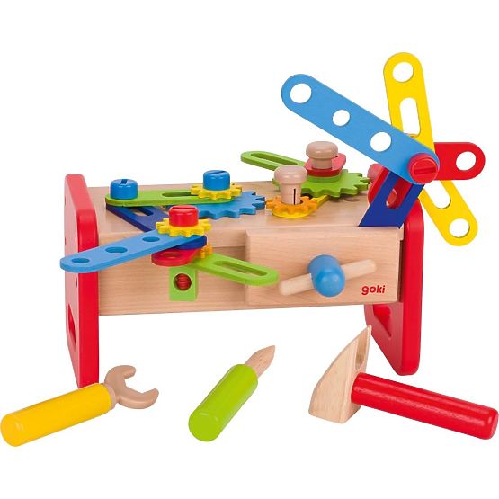 Atelier coloré Goki avec blocs