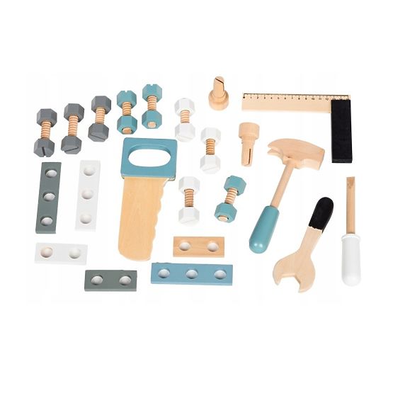 Atelier en bois avec des outils