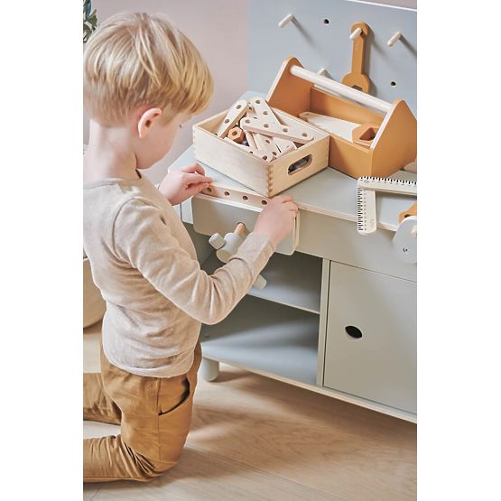 Atelier en bois nordique - gris