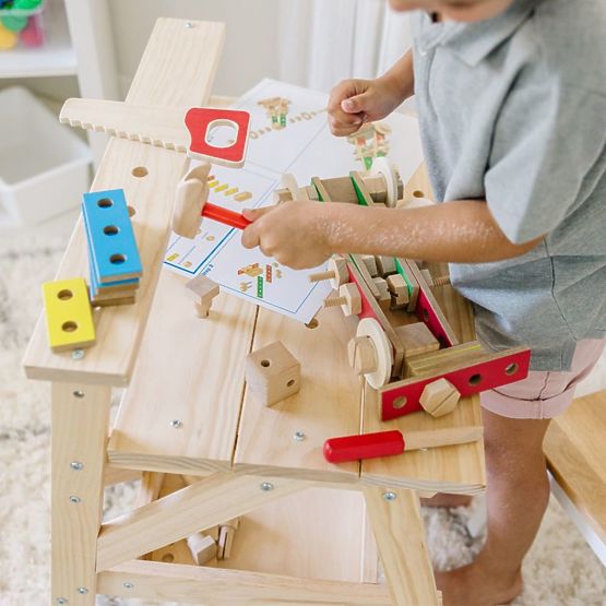 Atelier en bois pour bricoleurs et kits 2 en 1