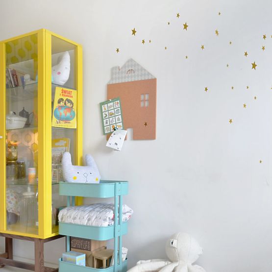 Auto-adhésif bulletin board DEKORNIK - Bleu maison