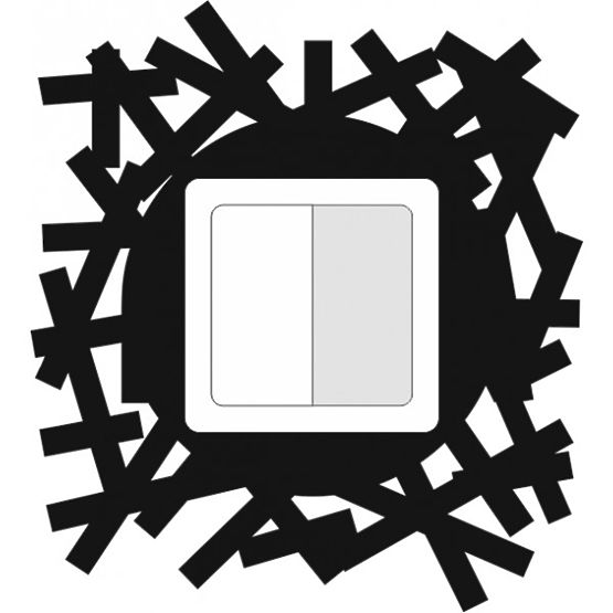 Auto-adhésif textile protection commutateurs - jigsaw puzzle