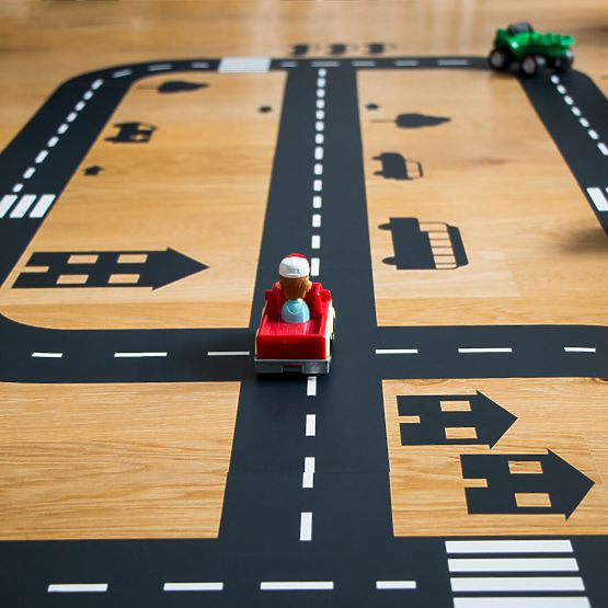 Autocollant au sol - Autoroute