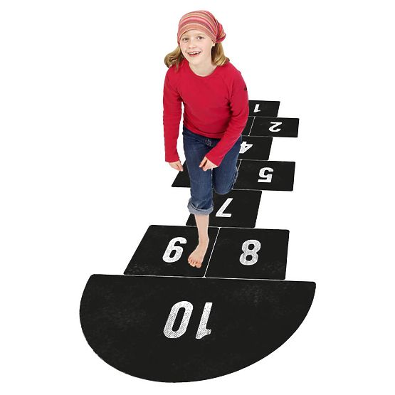 Autocollant de sol - Tir sautant