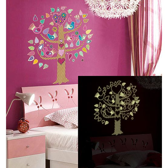 Autocollant lumineuse arbre