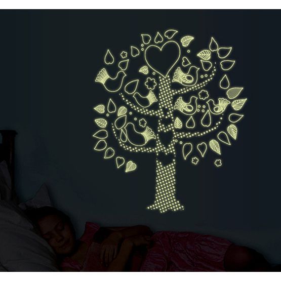 Autocollant lumineuse arbre