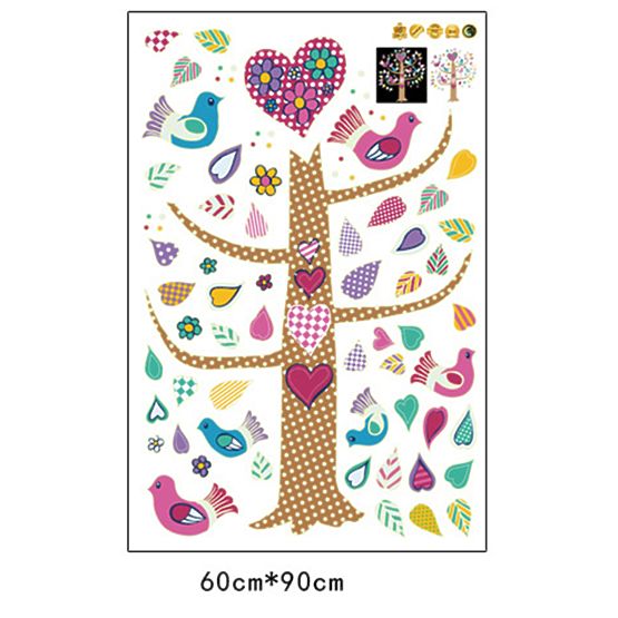 Autocollant lumineuse arbre