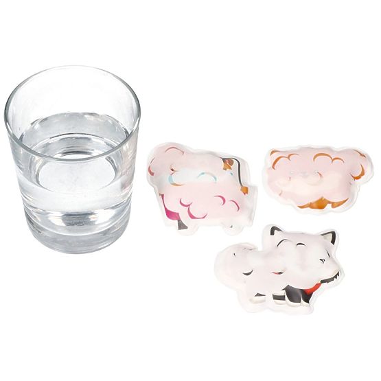 Autocollants de bain avec animaux changeant de couleur