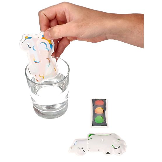 Autocollants de bain changeant de couleur Camions