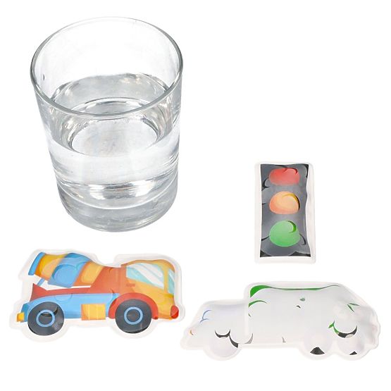 Autocollants de bain changeant de couleur Camions