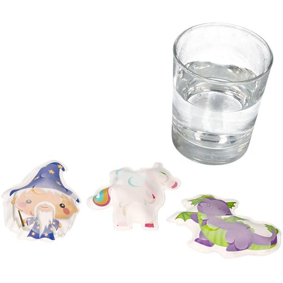Autocollants de bain changeant de couleur Créatures mystiques