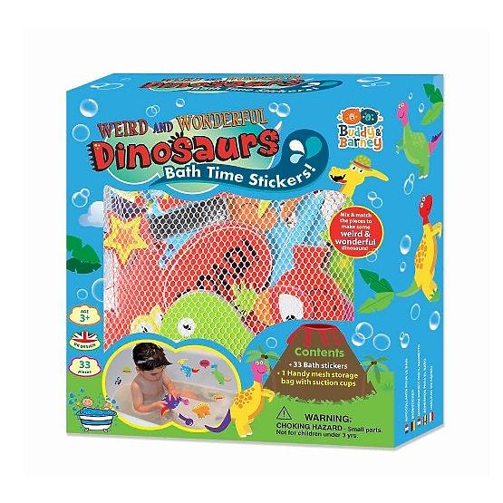 Autocollants de bain Dinosaures fous