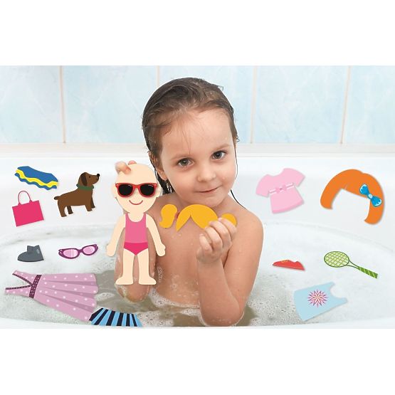 Autocollants de bain - habille-moi