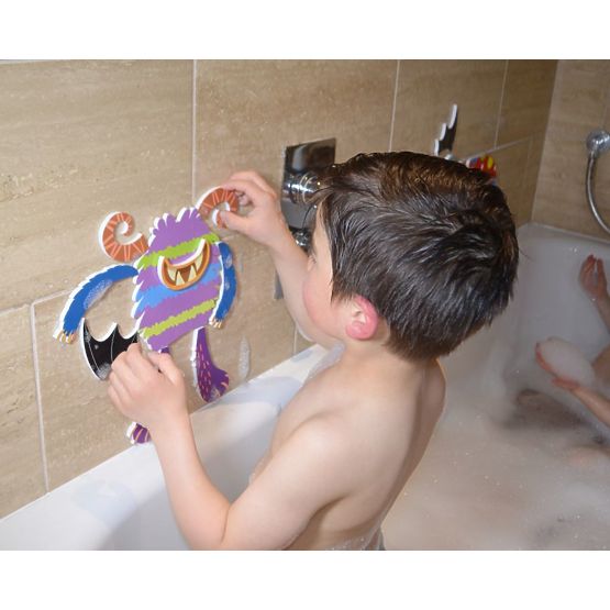 Autocollants de Bain Monstres Effrayants