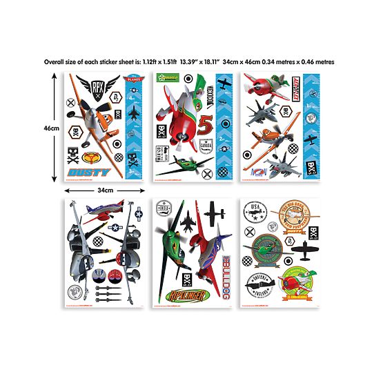 Autocollants Disney Avion