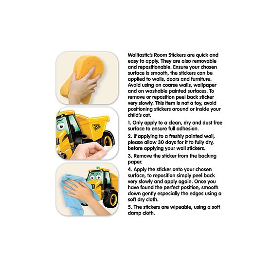 Autocollants Mon le premier JCB