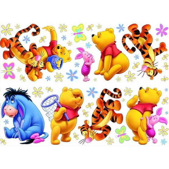Autocollants Ours en peluche Winnie l’ourson