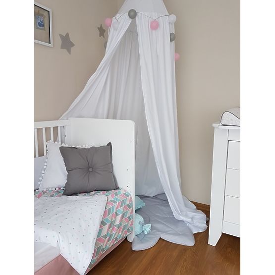 Baldaquin suspendu - blanc