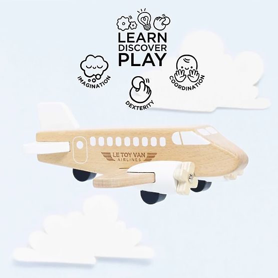 Avion en bois Le Toy Van