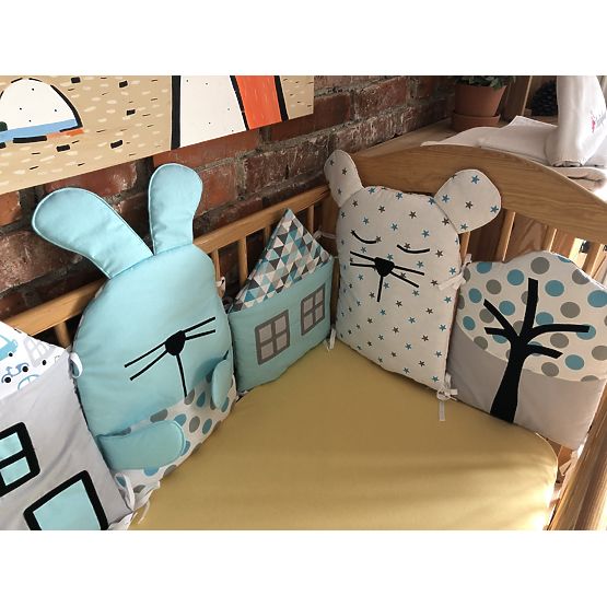 Baby Dream - Manteau de lit modulable - gris-bleu
