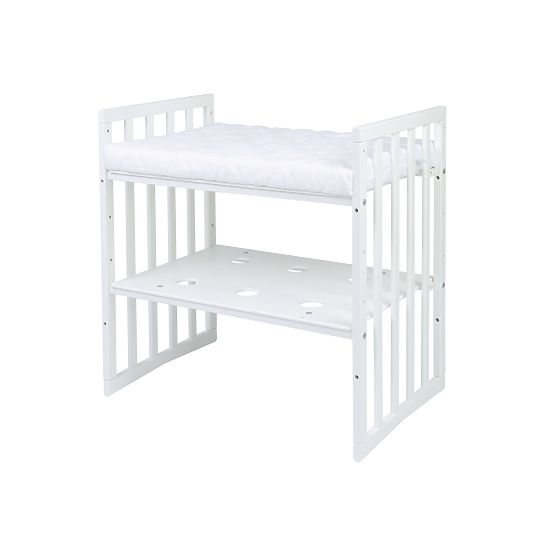 Lit de bébé évolutif ovale Ruby 7-en-1 - blanc