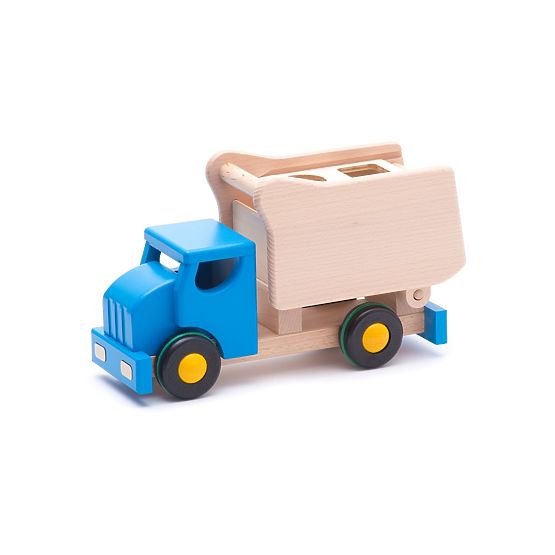 Bajo Camion à benne basculante bleu à encastrements